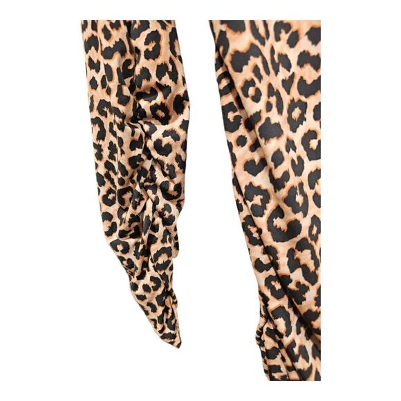 NWT LIKELY Leopard Long Sleeve‎ Bodycon Dress - Size 12 - Picture 6 of 9